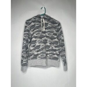 Amazon Essentials Hoodie Gray Size XS Camp‎ Camouflage Sweatshirt Women's